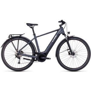 Elektrinis dviratis Cube Touring Hybrid ONE 500 grey'n'white 2023-50 cm / S