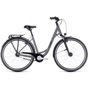 Dviratis Cube Town Easy Entry grey'n'black 2023-49 cm / S