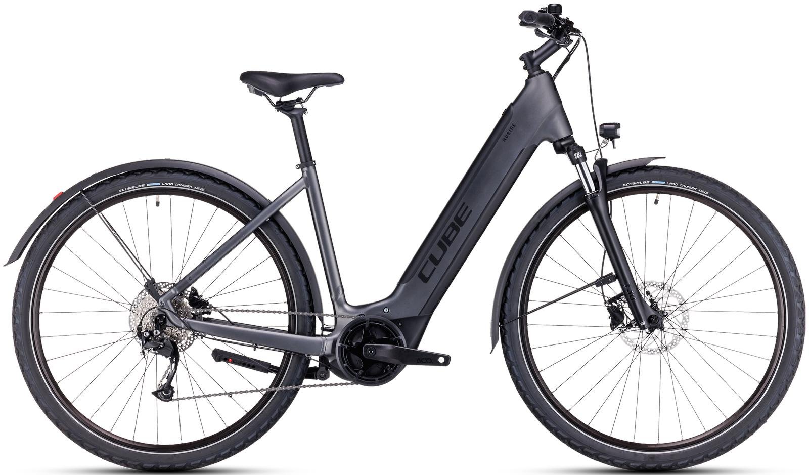 Elektrinis dviratis Cube Nuride Hybrid Performance 500 Allroad Easy Entry graphite'n'black 2023-54 cm / M