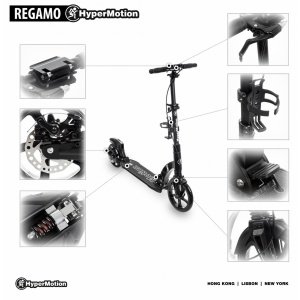 Paspirtukas HyperMotion Regamo Disc black