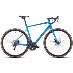 Dviratis Cube Attain Race blue'n'spectral 2023-53 cm
