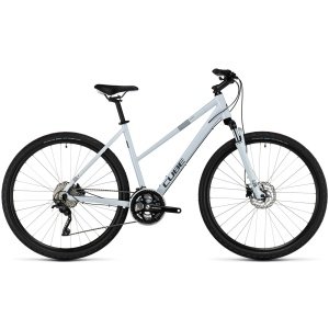 Dviratis Cube Nature Pro Trapeze frostwhite'n'grey 2023-46 cm / XS