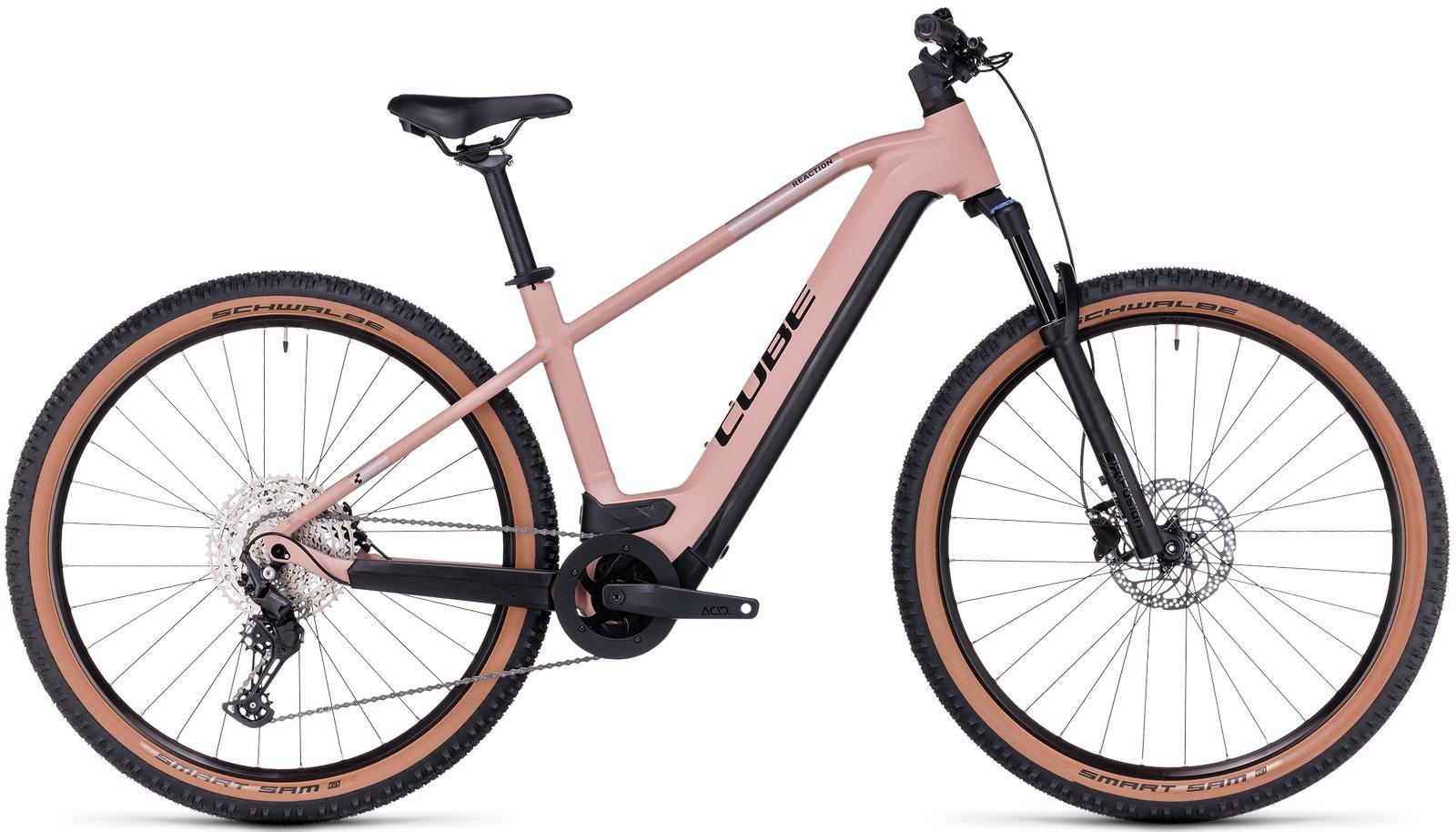 Elektrinis dviratis Cube Reaction Hybrid Pro 500 29 blushrose'n'silver 2023-17" / 29 / M