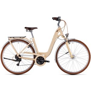 Dviratis Cube Ella Ride Easy Entry honey'n'white 2023-49 cm / S