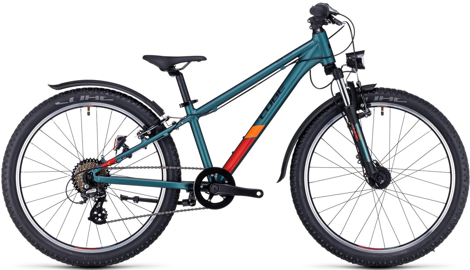 Dviratis Cube Acid 240 Allroad leaf'n'orange 2023