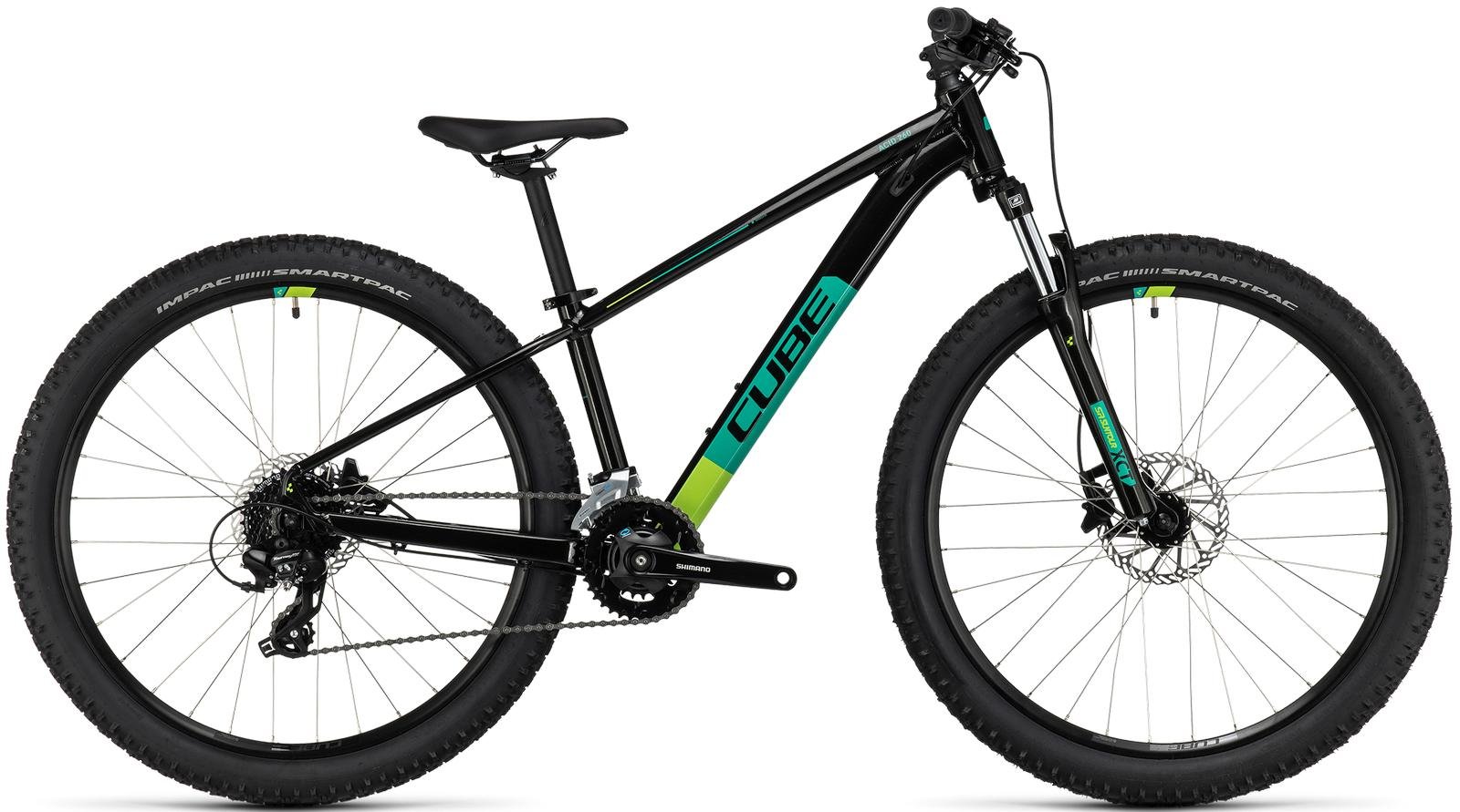 Dviratis Cube Acid 260 Disc black'n'green 2023
