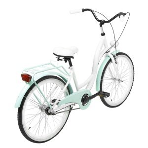 Dviratis AZIMUT Julie 24" 3-speed 2021 white-turquoise