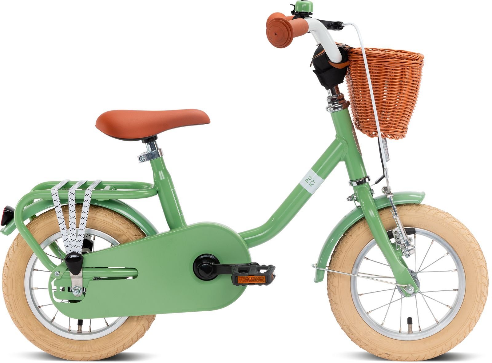 Dviratis PUKY Steel Classic 12 retro-green