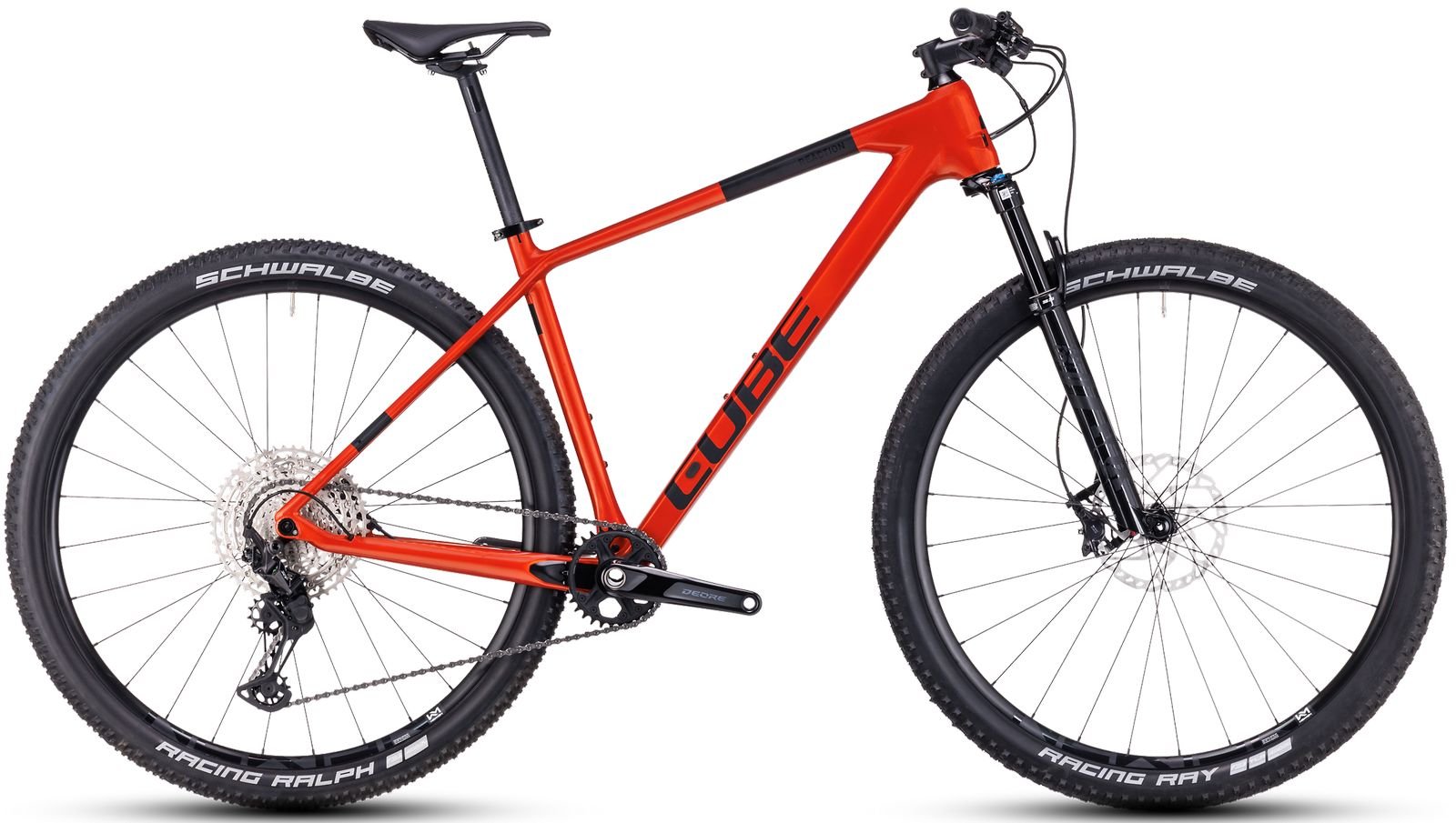 Dviratis Cube Reaction C:62 Race 29 fireorange'n'black 2023-21" / 29 / XL