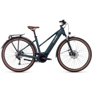 Elektrinis dviratis Cube Touring Hybrid ONE 500 Trapeze darkgreen'n'green 2023-46 cm / XS