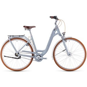 Dviratis Cube Ella Cruise Easy Entry metallicstone'n'grey 2023-45 cm / XS
