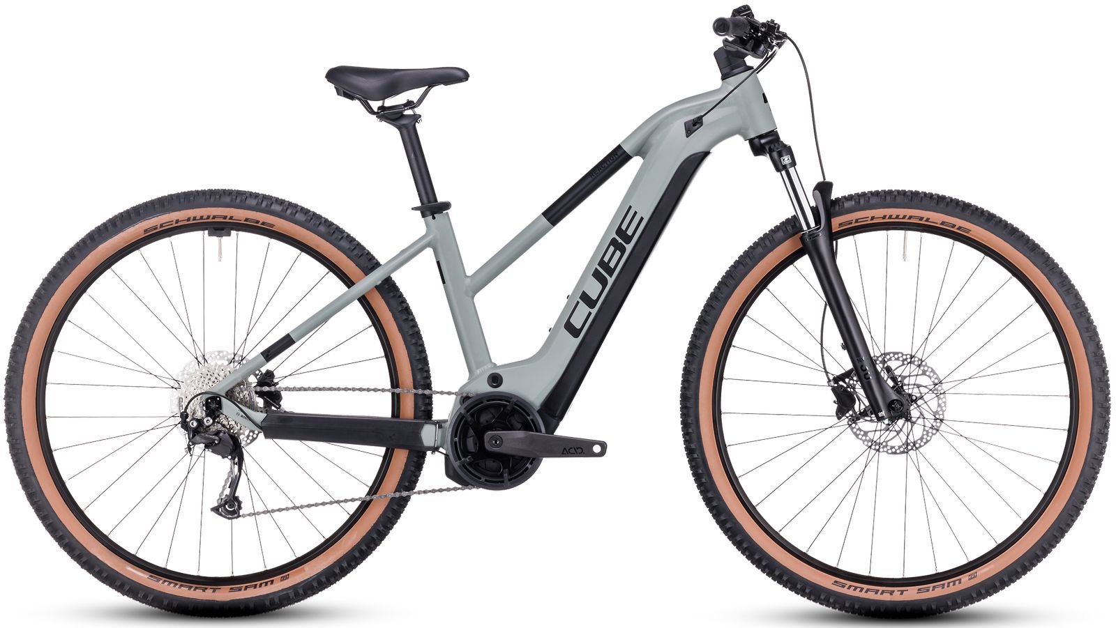 Elektrinis dviratis Cube Reaction Hybrid Performance 625 Trapeze 29 swampgrey'n'black 2023-20" / 29 / L