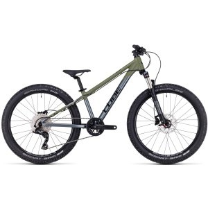 Dviratis Cube Reaction 240 TM grey'n'olive 2023