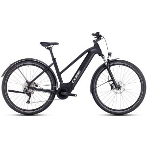 Elektrinis dviratis Cube Nuride Hybrid Pro 750 Allroad Trapeze black'n'metal 2023-54 cm / M