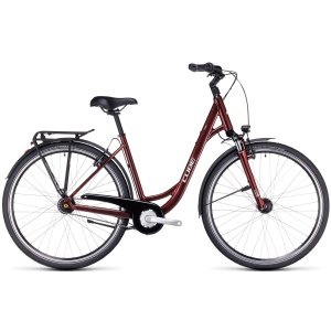 Dviratis Cube Town Easy Entry red'n'grey 2023-45 cm / XS
