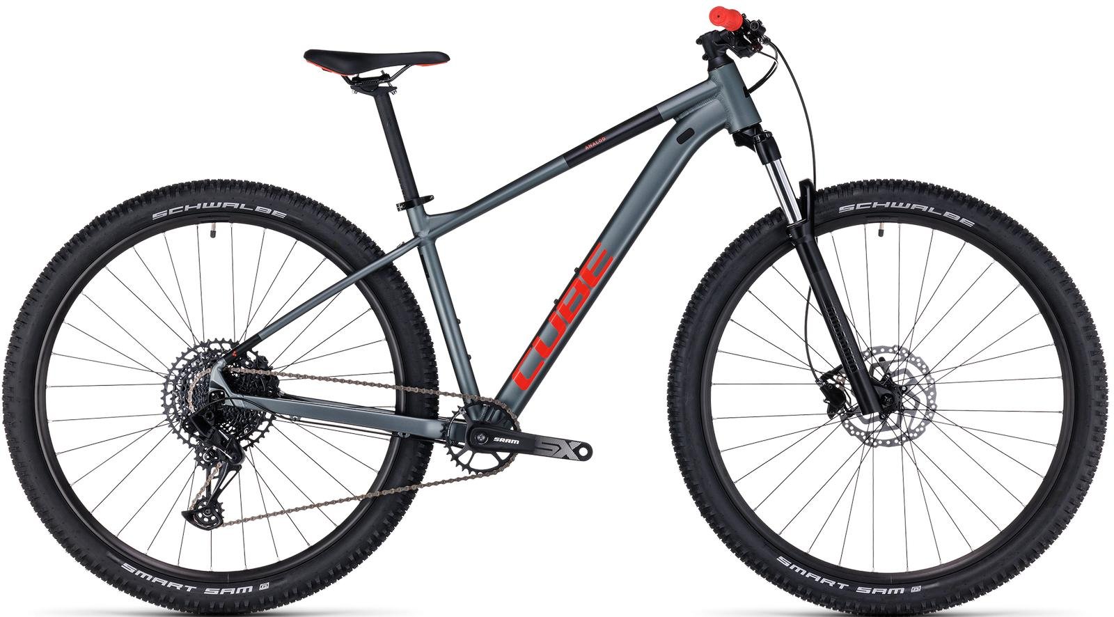 Dviratis Cube Analog 29 flashgrey'n'red 2023-18" / 29 / M