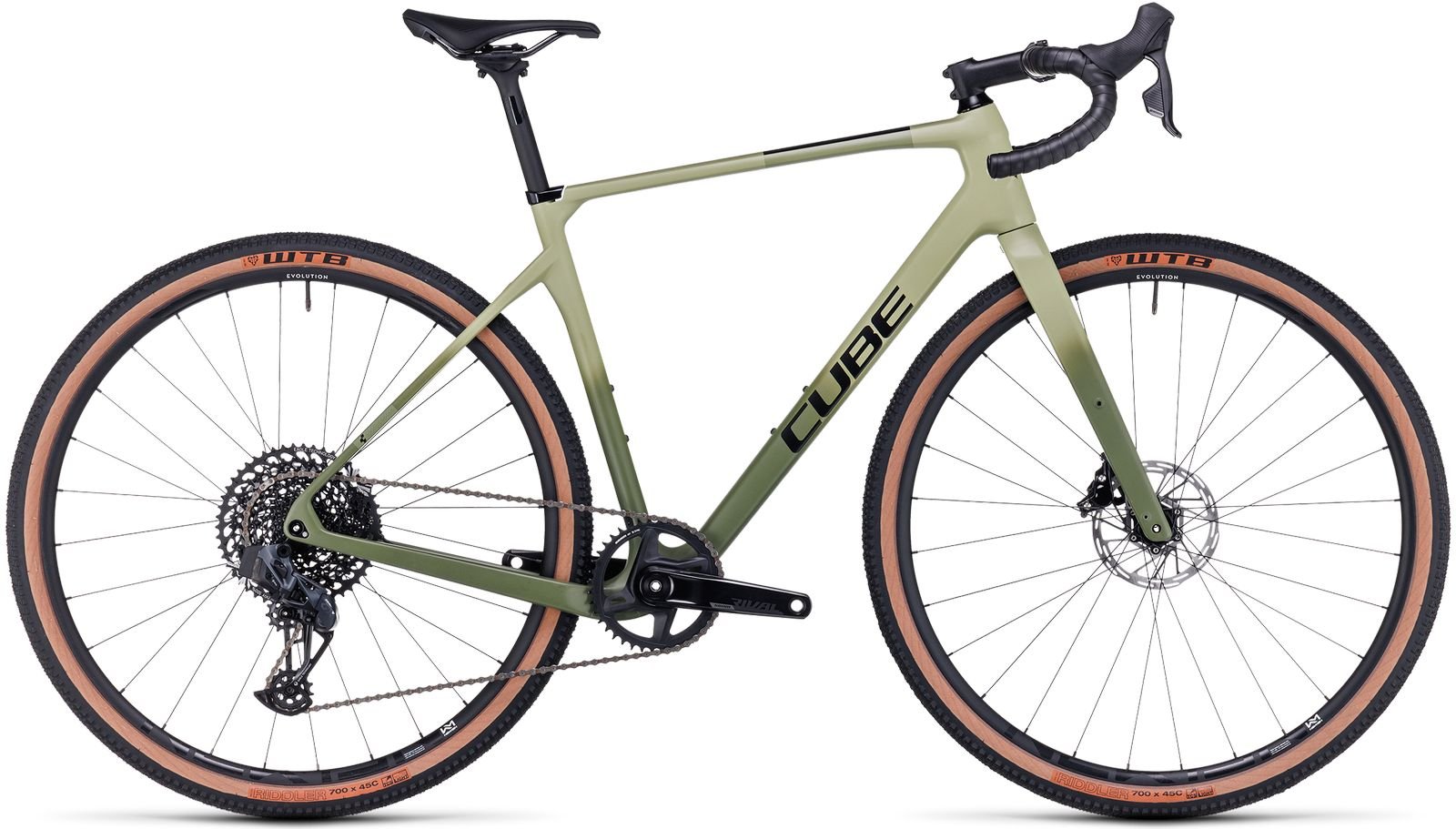 Dviratis Cube Nuroad C:62 SLX olive'n'green 2023 / L