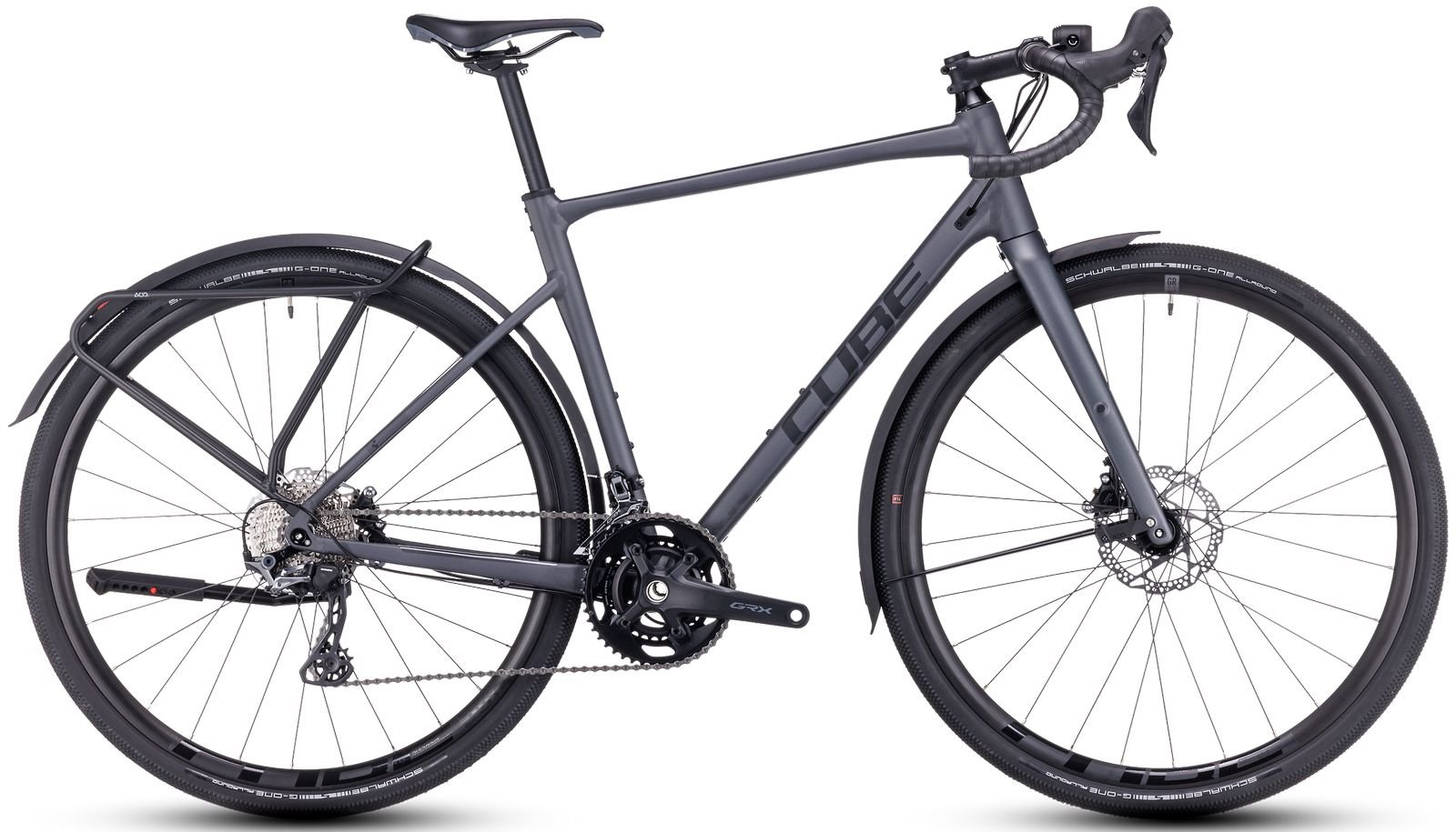 Dviratis Cube Nuroad Race FE grey'n'black 2023-50 cm / XS