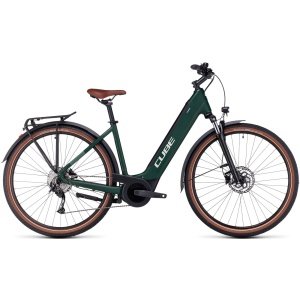 Elektrinis dviratis Cube Touring Hybrid ONE 500 Easy Entry darkgreen'n'green 2023-50 cm / S