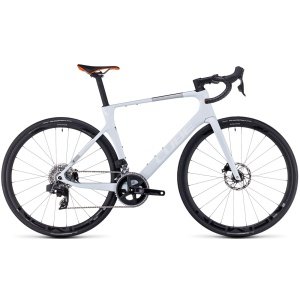 Dviratis Cube Agree C:62 Pro white'n'orange 2023-62 cm